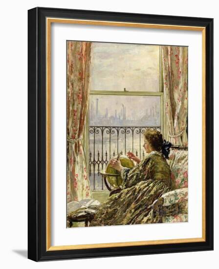 A Chelsea Window, 1909-Philip Wilson Steer-Framed Giclee Print