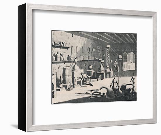 'A Chemical Laboratory in 1747', 1747, (1904)-Unknown-Framed Giclee Print