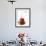 A Cherry on a Blob of Chocolate Sauce-Greg Elms-Framed Photographic Print displayed on a wall