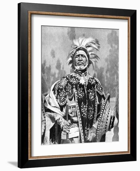 A Chieftan Prince of Abyssinia (Ethiopi), Africa, 1936-null-Framed Giclee Print