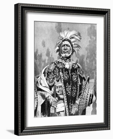 A Chieftan Prince of Abyssinia (Ethiopi), Africa, 1936-null-Framed Giclee Print