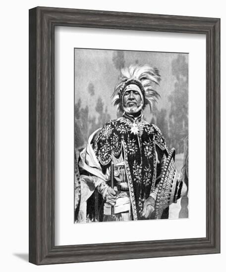 A Chieftan Prince of Abyssinia (Ethiopi), Africa, 1936-null-Framed Giclee Print