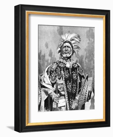 A Chieftan Prince of Abyssinia (Ethiopi), Africa, 1936-null-Framed Giclee Print