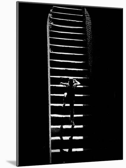 A Child Climbing Stairs-Rip Smith-Mounted Photographic Print