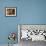 A Child Enacts the Life of Hindu God Krishna During Janamashtami Celebrations-null-Framed Photographic Print displayed on a wall