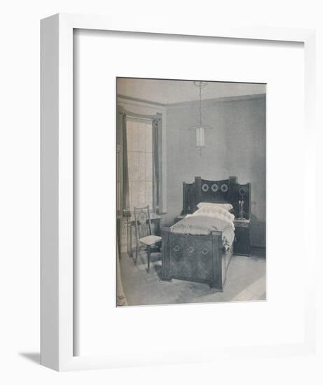 A child's bed designed by Peter Behrens, executed by TD Heymann, 1901-Unknown-Framed Photographic Print