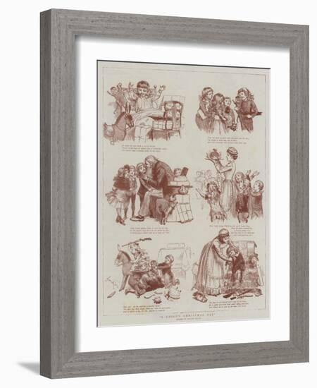 A Child's Christmas Day-Adrien Emmanuel Marie-Framed Giclee Print