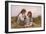 A Childhood Idyll-William Adolphe Bouguereau-Framed Art Print