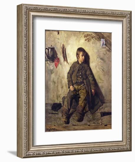 A Chimney Sweep from Savoie, 1832-Auguste De Chatillon-Framed Premium Giclee Print