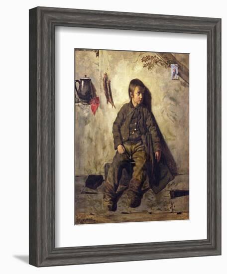 A Chimney Sweep from Savoie, 1832-Auguste De Chatillon-Framed Premium Giclee Print