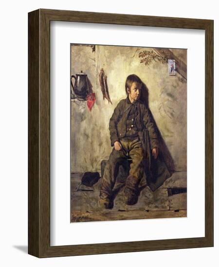 A Chimney Sweep from Savoie, 1832-Auguste De Chatillon-Framed Premium Giclee Print