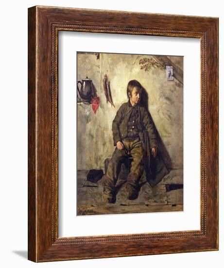 A Chimney Sweep from Savoie, 1832-Auguste De Chatillon-Framed Premium Giclee Print