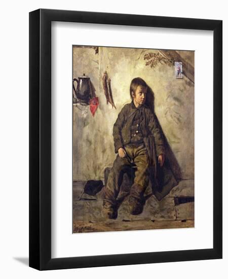 A Chimney Sweep from Savoie, 1832-Auguste De Chatillon-Framed Premium Giclee Print