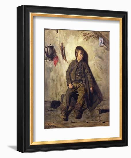 A Chimney Sweep from Savoie, 1832-Auguste De Chatillon-Framed Premium Giclee Print