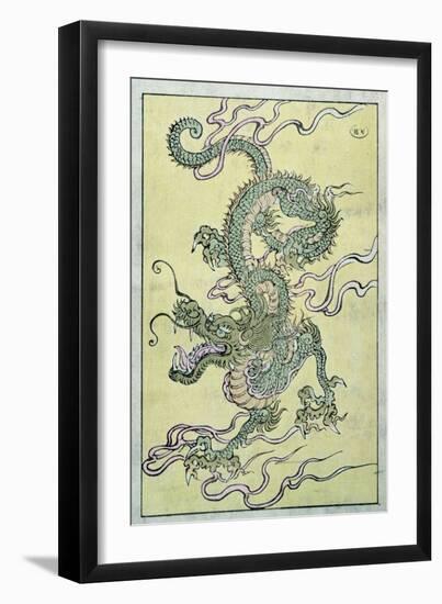 A Chinese Dragon-null-Framed Giclee Print