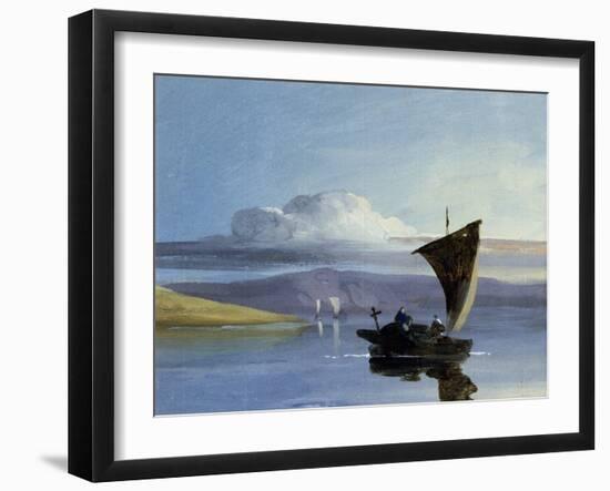 A Chinese Junk-George Chinnery-Framed Giclee Print