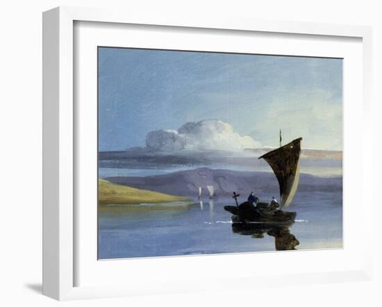 A Chinese Junk-George Chinnery-Framed Giclee Print