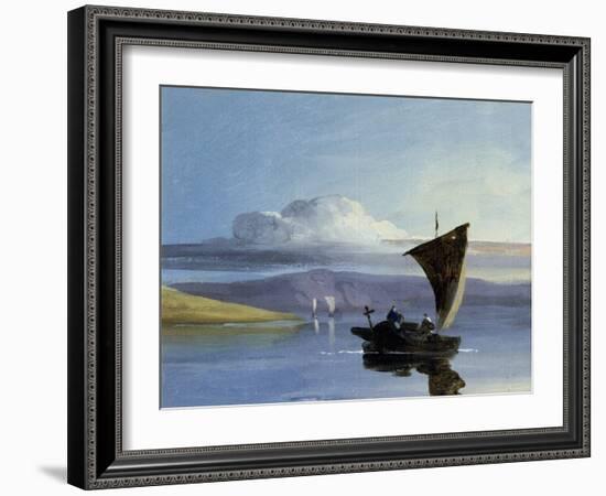 A Chinese Junk-George Chinnery-Framed Giclee Print