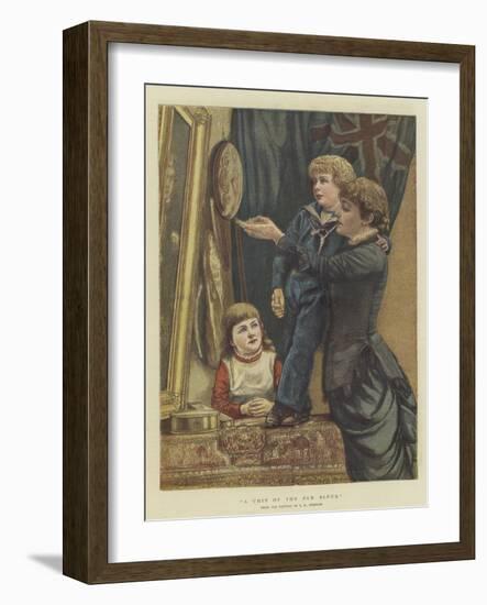 A Chip of the Old Block-Edward Killingworth Johnson-Framed Giclee Print