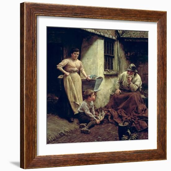 A Chip Off the Old Block, 1905-Walter Langley-Framed Giclee Print