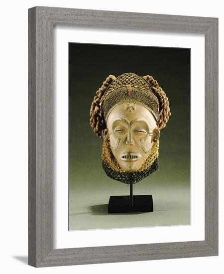 A Chokwe Mask, Mwana Pwo-null-Framed Giclee Print