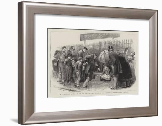 A Christmas Appeal in Aid of the Victoria Hospital for Children, Queen's Road, Chelsea-Robert Barnes-Framed Giclee Print
