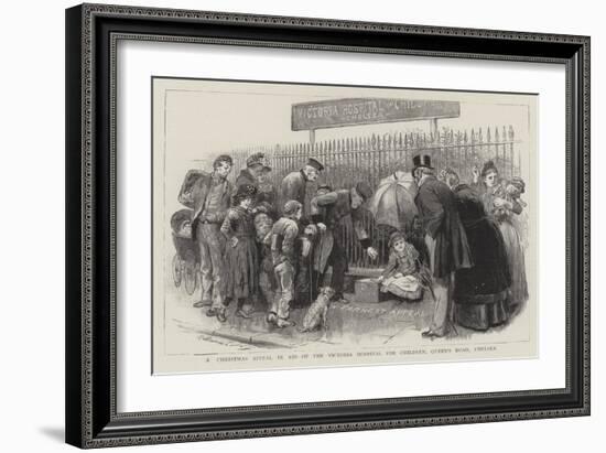 A Christmas Appeal in Aid of the Victoria Hospital for Children, Queen's Road, Chelsea-Robert Barnes-Framed Giclee Print