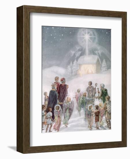 A Christmas Card from a Watercolour-Daphne Allan-Framed Giclee Print