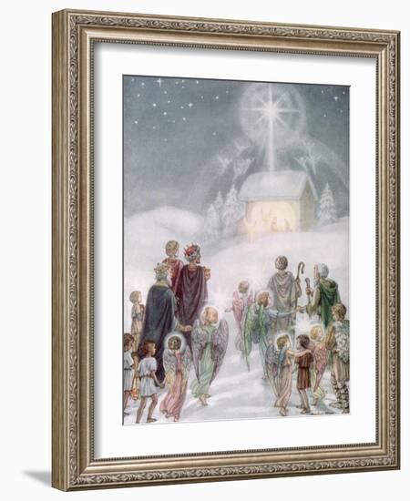 A Christmas Card from a Watercolour-Daphne Allan-Framed Giclee Print
