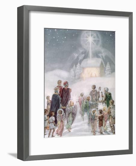 A Christmas Card from a Watercolour-Daphne Allan-Framed Giclee Print