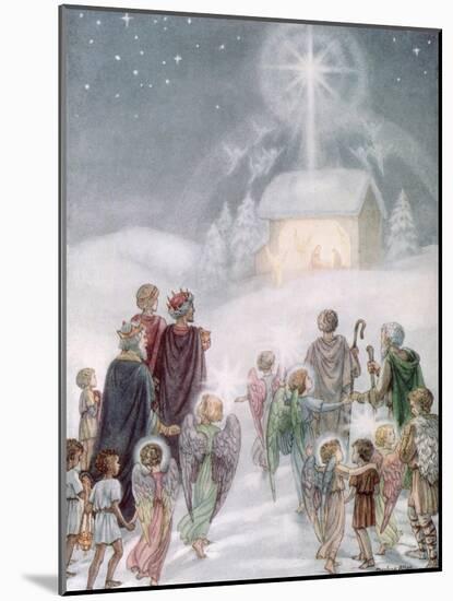 A Christmas Card from a Watercolour-Daphne Allan-Mounted Giclee Print