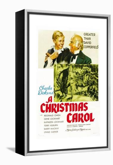 A Christmas Carol, 1938-null-Framed Premier Image Canvas