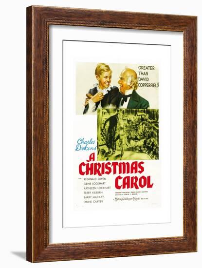 A Christmas Carol, 1938-null-Framed Giclee Print