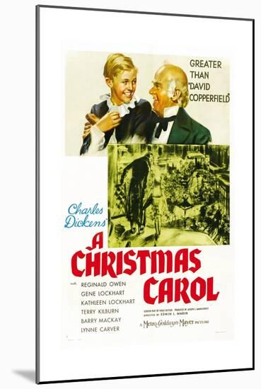 A Christmas Carol, 1938-null-Mounted Giclee Print