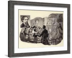 A Christmas Carol by Charles Dickens-Pat Nicolle-Framed Giclee Print