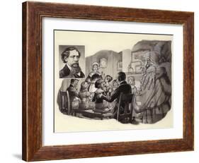 A Christmas Carol by Charles Dickens-Pat Nicolle-Framed Giclee Print