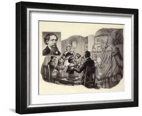 A Christmas Carol by Charles Dickens-Pat Nicolle-Framed Giclee Print