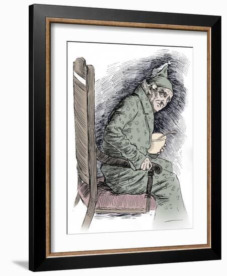 A Christmas Carol by Charles Dickens-Harold Copping-Framed Giclee Print