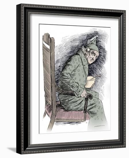 A Christmas Carol by Charles Dickens-Harold Copping-Framed Giclee Print