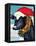 A Christmas Cow-Laurie Korsgaden-Framed Premier Image Canvas