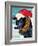 A Christmas Cow-Laurie Korsgaden-Framed Giclee Print