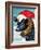 A Christmas Cow-Laurie Korsgaden-Framed Giclee Print