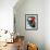 A Christmas Cow-Laurie Korsgaden-Framed Giclee Print displayed on a wall