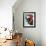 A Christmas Cow-Laurie Korsgaden-Framed Giclee Print displayed on a wall