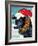 A Christmas Cow-Laurie Korsgaden-Framed Giclee Print