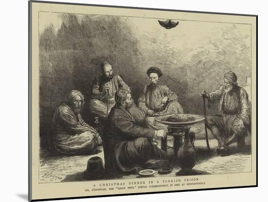 A Christmas Dinner in a Turkish Prison-Godefroy Durand-Mounted Giclee Print
