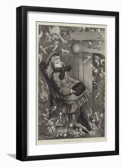 A Christmas Dream-Kate Greenaway-Framed Giclee Print