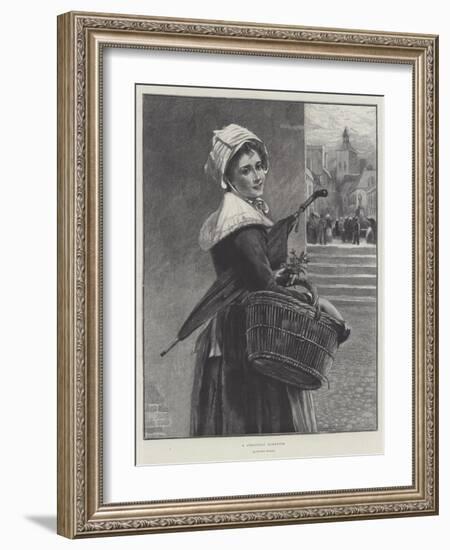 A Christmas Marketer-Davidson Knowles-Framed Giclee Print