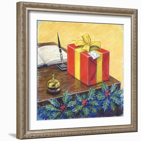 A Christmas Package-Edgar Jerins-Framed Giclee Print