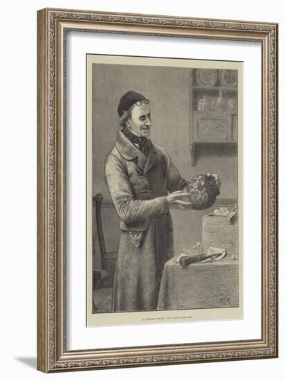 A Christmas Present-Henry Stacey Marks-Framed Giclee Print